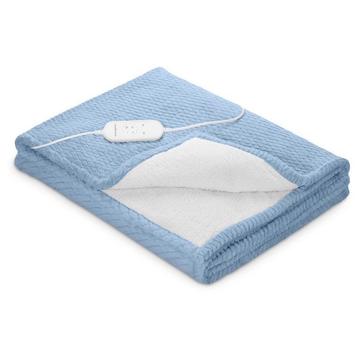Couverture chauffante reversible - MEDISANA - HB 415 - 120 W - 9 réglages - 180 x 130 cm - Bleu Couverture chauffante reversible - MEDISANA - HB 415 - 120 W - 9 réglages - 180 x 130 cm - Bleu