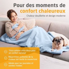 Couverture chauffante reversible - MEDISANA - HB 415 - 120 W - 9 régl