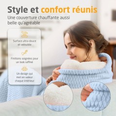 Couverture chauffante reversible - MEDISANA - HB 415 - 120 W - 9 régl