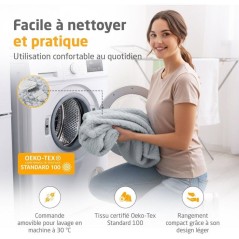 Couverture chauffante reversible - MEDISANA - HB 416 - 120 W - 9 régl