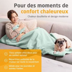 Couverture chauffante reversible - MEDISANA - HB 417 - 120 W - 9 régl