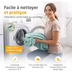 Couverture chauffante reversible - MEDISANA - HB 417 - 120 W - 9 régl
