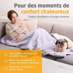 Couverture chauffante reversible - MEDISANA - HB 418 - 120 W - 9 régl