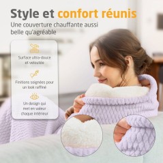 Couverture chauffante reversible - MEDISANA - HB 418 - 120 W - 9 régl