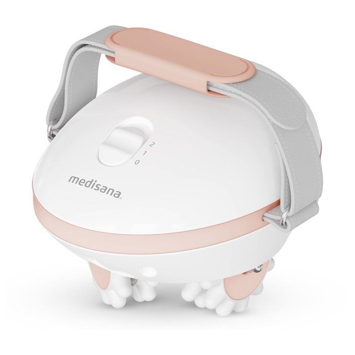 Appareil de massage - MEDISANA - AC 860 - Anti-cellulite - 2 intensités - 3 x 2 rouleaux rotatifs amovibles - Blanc / Rose Appareil de massage - MEDISANA - AC 860 - Anti-cellulite - 2 intensités - 3 x 2 rouleaux rotatifs amovibles - Blanc / Rose