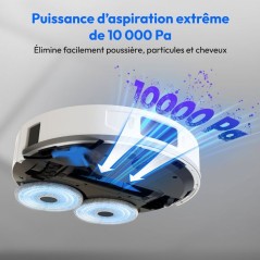Aspirateur robot laveur - MEDION - MD12039 X55SW+ - 225 min - 10000 Pa