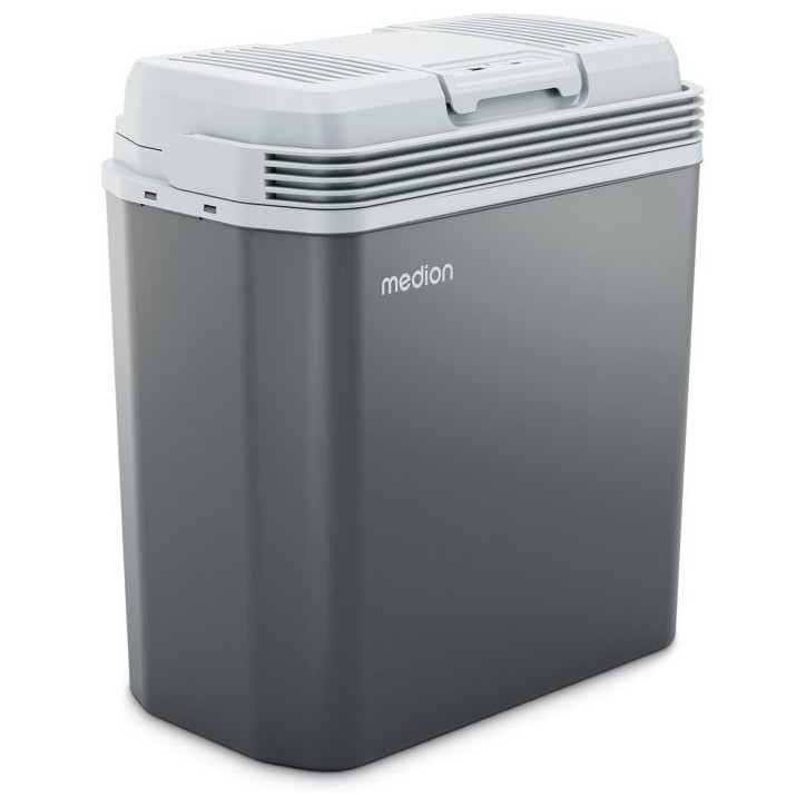 Glaciere électrique - MEDION - MD13011 - Réfrigérante et chauffante - Pour 2 bouteilles de 2 L - Classe E - 48 dB - 20 L Glaciere électrique - MEDION - MD13011 - Réfrigérante et chauffante - Pour 2 bouteilles de 2 L - Classe E - 48 dB - 20 L