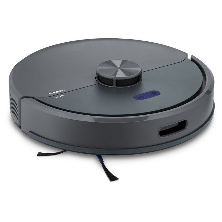 Aspirateur Robot Laveur - MEDION MD100021 X22SW+ - 165 min - 5000 Pa - Navigation Laser - 2,5 L - Gris Aspirateur Robot Laveur - MEDION MD100021 X22SW+ - 165 min - 5000 Pa - Navigation Laser - 2,5 L - Gris