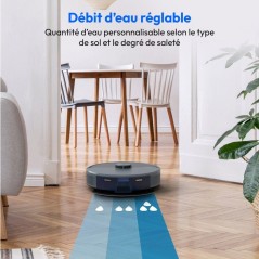 Aspirateur Robot Laveur - MEDION MD100021 X22SW+ - 165 min - 5000 Pa -