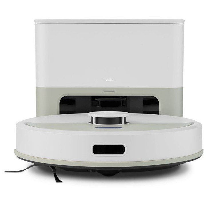 Aspirateur Robot Laveur - MEDION MD100021 X22SW+ - 165 min - 5000 Pa - Navigation Laser - 2,5 L - Blanc Aspirateur Robot Laveur - MEDION MD100021 X22SW+ - 165 min - 5000 Pa - Navigation Laser - 2,5 L - Blanc