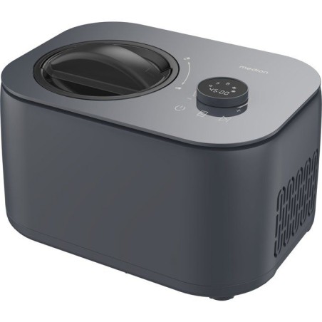 Machine a glaces - MEDION - MD 100116 - 1 L - Avec compresseur - Fonctions : glace, yaourt et slushies - 100 W