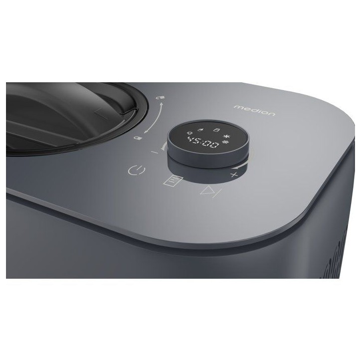 Machine a glaces - MEDION - MD 100116 - 1 L - Avec compresseur - Fonctions : glace, yaourt et slushies - 100 W Machine a glaces - MEDION - MD 100116 - 1 L - Avec compresseur - Fonctions : glace, yaourt et slushies - 100 W
