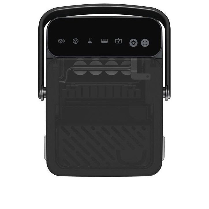 Machine a glaçons - MEDION - MD 100117 - 1 L - Jusqu'a 12 kilos par 24H - 150 W - 2 tailles de glaçons Machine a glaçons - MEDION - MD 100117 - 1 L - Jusqu'a 12 kilos par 24H - 150 W - 2 tailles de glaçons