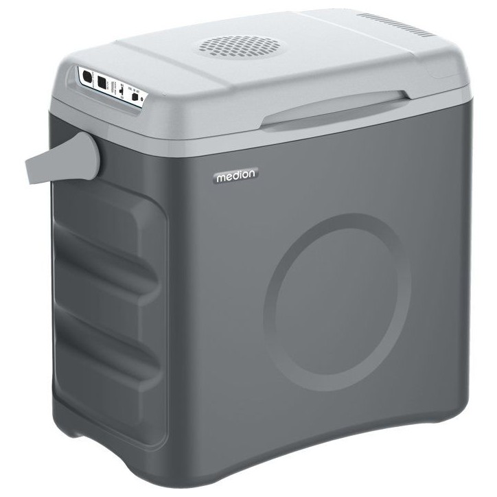 Glaciere électrique - MEDION - MD370030 - Réfrigérante et chauffante - Compact - Classe E - 26 dB - 30 L Glaciere électrique - MEDION - MD370030 - Réfrigérante et chauffante - Compact - Classe E - 26 dB - 30 L