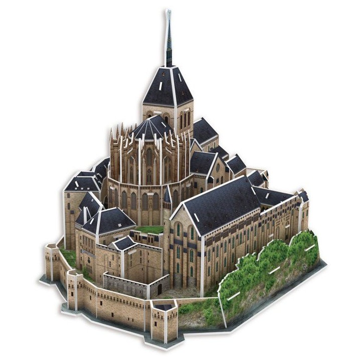 Puzzle 3D - MEGABLEU - Mont Saint Michel - 125 pieces - Des 7 ans Puzzle 3D - MEGABLEU - Mont Saint Michel - 125 pieces - Des 7 ans
