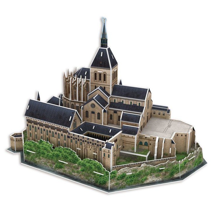 Puzzle 3D - MEGABLEU - Mont Saint Michel - 125 pieces - Des 7 ans Puzzle 3D - MEGABLEU - Mont Saint Michel - 125 pieces - Des 7 ans