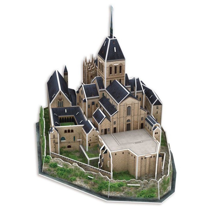 Puzzle 3D - MEGABLEU - Mont Saint Michel - 125 pieces - Des 7 ans Puzzle 3D - MEGABLEU - Mont Saint Michel - 125 pieces - Des 7 ans