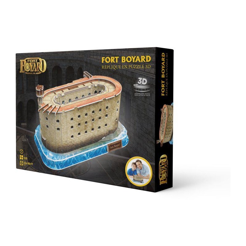 Puzzle 3D - MEGABLEU - Fort Boyard - 125 pieces - Des 7 ans