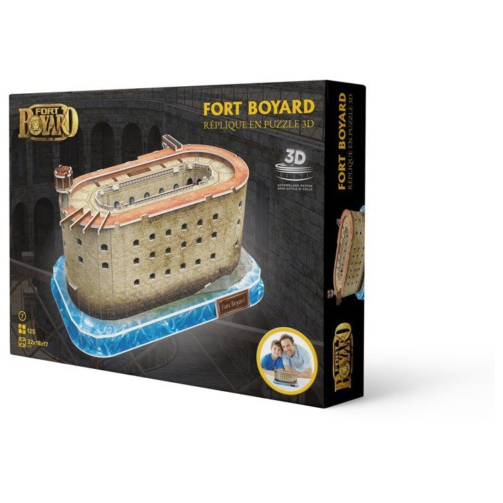 Puzzle 3D - MEGABLEU - Fort Boyard - 125 pieces - Des 7 ans Puzzle 3D - MEGABLEU - Fort Boyard - 125 pieces - Des 7 ans