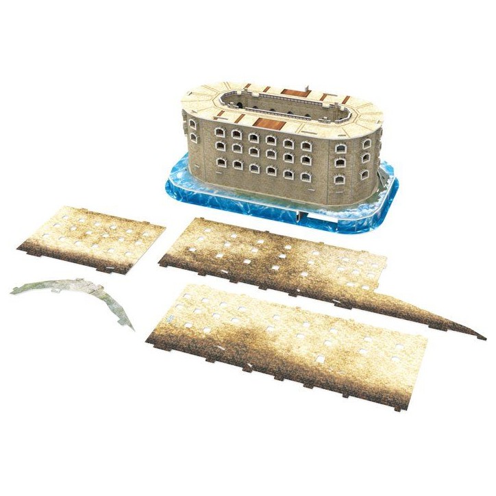 Puzzle 3D - MEGABLEU - Fort Boyard - 125 pieces - Des 7 ans Puzzle 3D - MEGABLEU - Fort Boyard - 125 pieces - Des 7 ans