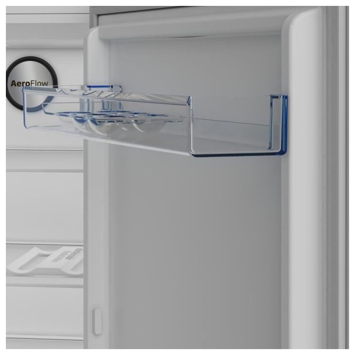 Réfrigérateur monoporte tout utile - BEKO - B1RMLNE444W - Froid ventilé - Classe E - 365 L - 186,5 x 59,7 x 70,9 cm - Blanc Réfrigérateur monoporte tout utile - BEKO - B1RMLNE444W - Froid ventilé - Classe E - 365 L - 186,5 x 59,7 x 70,9 cm - Blanc