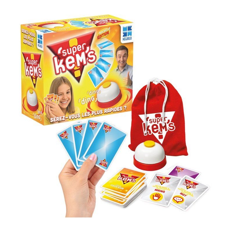 Super Kems petite boîte - Jeu de société - MEGABLEU - Des 6 ans