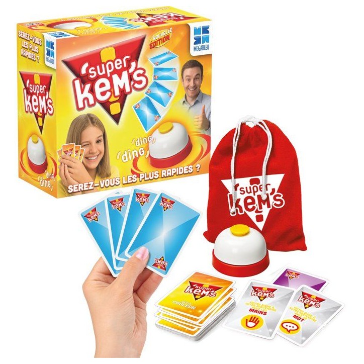 Super Kems petite boîte - Jeu de société - MEGABLEU - Des 6 ans