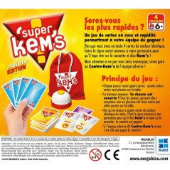 Super Kems petite boîte - Jeu de société - MEGABLEU - Des 6 ans
