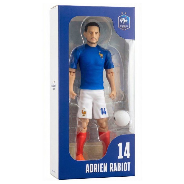 Figurine articulée Adrien Rabio - Numéro 14 - Équipe de France - MEGABLEU - 20 cm Figurine articulée Adrien Rabio - Numéro 14 - Équipe de France - MEGABLEU - 20 cm