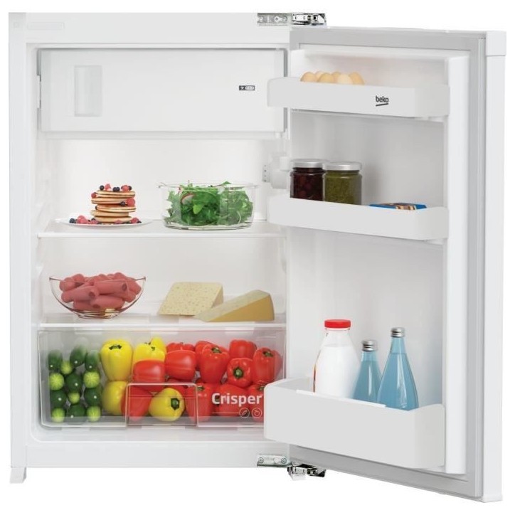 Réfrigérateur BEKO - B1854N - Table top - intégrable - 110 L (97L+13L) - 86x55x55 cm