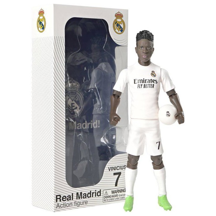 Figurine articulée - Real Madrid - MEGABLEU - Vinicius - 20 cm Figurine articulée - Real Madrid - MEGABLEU - Vinicius - 20 cm