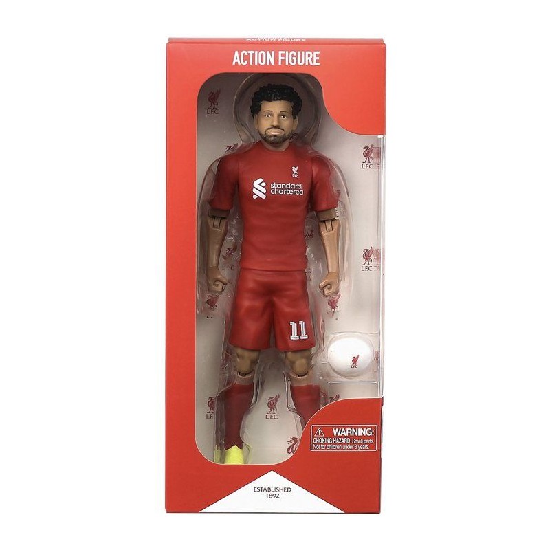 Figurine articulée - Mohamed Salah -Liverpool FC - MEGABLEU - 20 cm