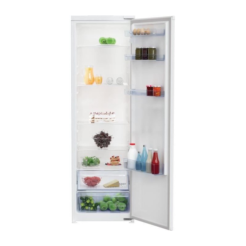 Réfrigérateur monoporte intégrable BEKO BSSA315K4SN - 309L - Blanc Réfrigérateur monoporte intégrable BEKO BSSA315K4SN - 309L - Blanc