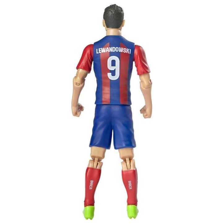 Figurine articulée - FC Barcelona - MEGABLEU - Lewandowski - 20 cm