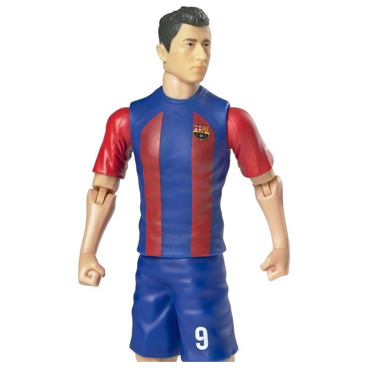 Figurine articulée - FC Barcelona - MEGABLEU - Lewandowski - 20 cm