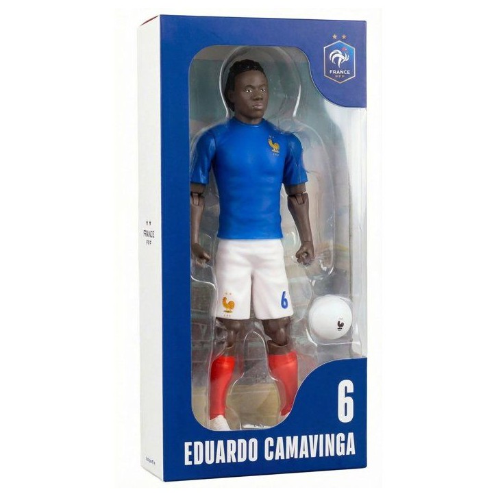 Figurine articulée - Équipe de France - MEGABLEU - Camavinga numéro 6 - 20 cm Figurine articulée - Équipe de France - MEGABLEU - Camavinga numéro 6 - 20 cm