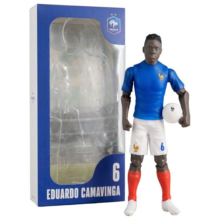 Figurine articulée - Équipe de France - MEGABLEU - Camavinga numéro 6 - 20 cm Figurine articulée - Équipe de France - MEGABLEU - Camavinga numéro 6 - 20 cm