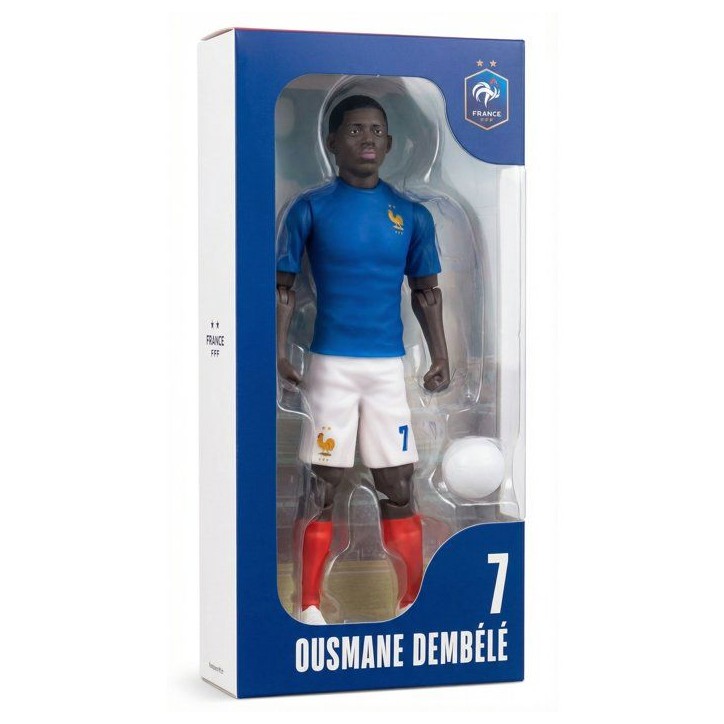 Figurine articulée - Équipe de France - MEGABLEU - Dembélé numéro 7 - 20 cm