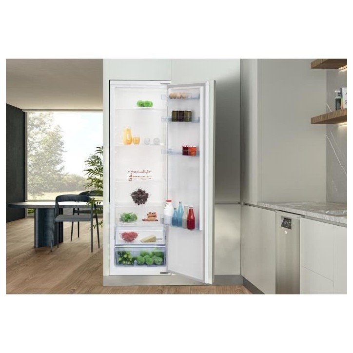 Réfrigérateur monoporte intégrable BEKO BSSA315K4SN - 309L - Blanc Réfrigérateur monoporte intégrable BEKO BSSA315K4SN - 309L - Blanc