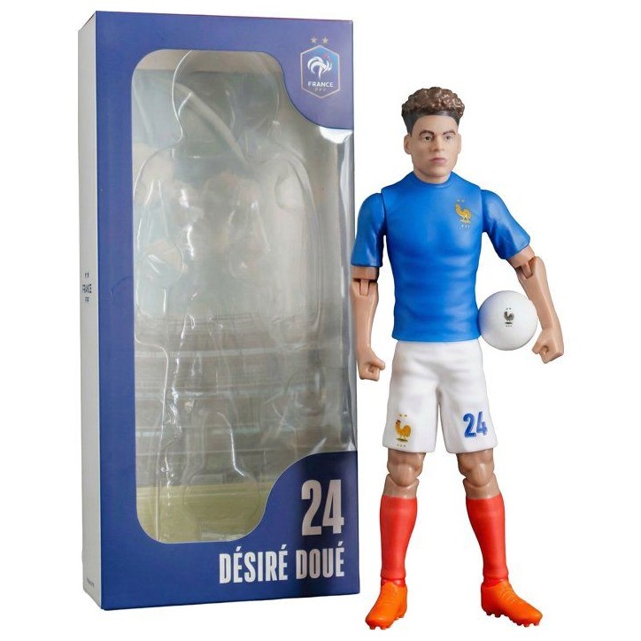 Figurine articulée - Équipe de France - MEGABLEU - Désiré Doué numéro 24 - 20 cm Figurine articulée - Équipe de France - MEGABLEU - Désiré Doué numéro 24 - 20 cm