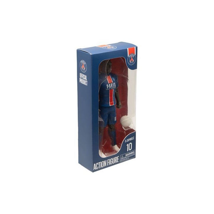 Figurine articulée - PSG - MEGABLEU - Ousmane Dembélé - 20 cm Figurine articulée - PSG - MEGABLEU - Ousmane Dembélé - 20 cm
