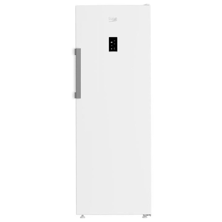 Congélateur armoire pose libre - BEKO - B3RFNE294W - Froid ventilé - E - 260 L - Autonomie : 11 h - 75,4 x 59,7 x 170,5 cm - B Congélateur armoire pose libre - BEKO - B3RFNE294W - Froid ventilé - E - 260 L - Autonomie : 11 h - 75,4 x 59,7 x 170,5 cm - B