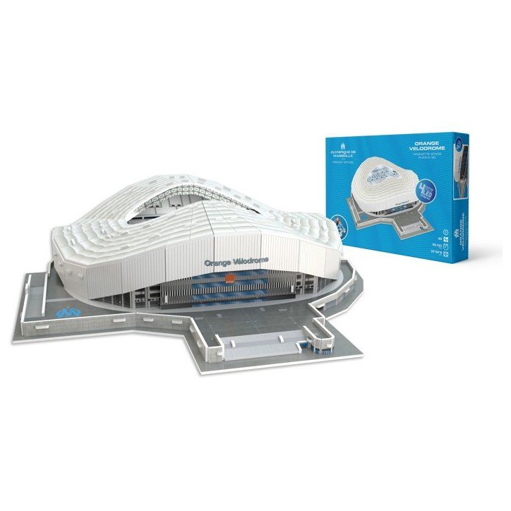 Puzzle 3D - MEGABLEU - Stade Olympique de Marseille - 70 pieces - LED - Des 7 ans Puzzle 3D - MEGABLEU - Stade Olympique de Marseille - 70 pieces - LED - Des 7 ans