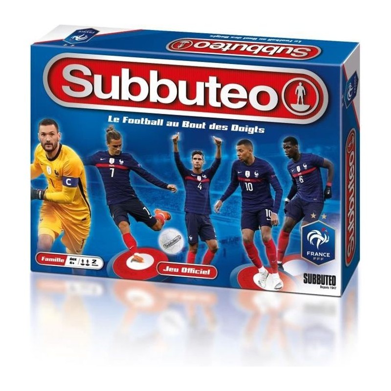 MEGABLEU Jeu Officiel Subbuteo équipe de France FFF