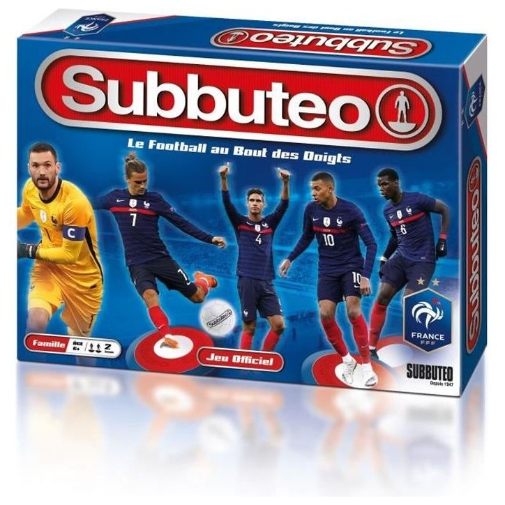 MEGABLEU Jeu Officiel Subbuteo équipe de France FFF MEGABLEU Jeu Officiel Subbuteo équipe de France FFF