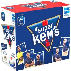 Jeu de cartes SUPER KEMS FFF - MEGABLEU - Equipe de France - 52 cartes