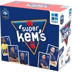 Jeu de cartes SUPER KEMS FFF - MEGABLEU - Equipe de France - 52 cartes