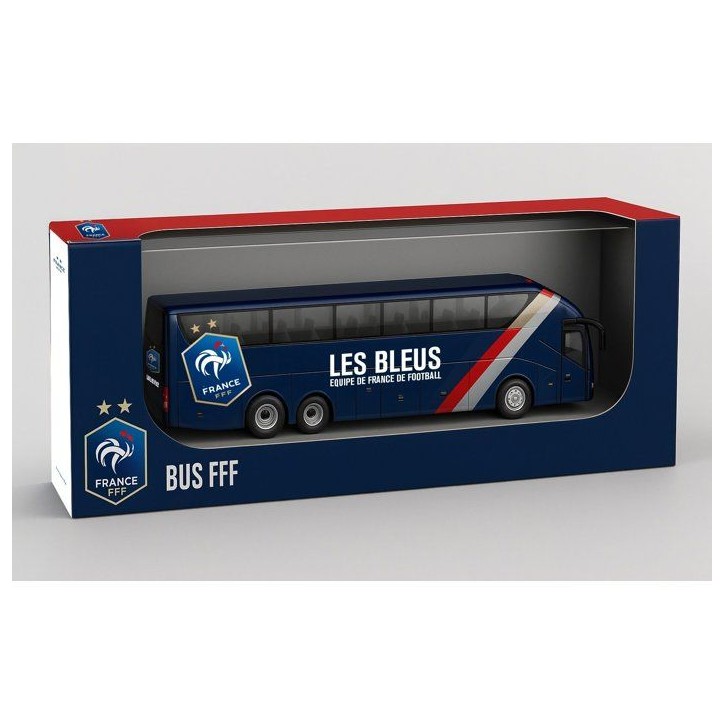 Bus a rétrofriction - MEGABLEU - Équipe de France - Échelle 1:50 - Des 4 ans Bus a rétrofriction - MEGABLEU - Équipe de France - Échelle 1:50 - Des 4 ans