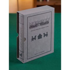 Monopoly édition vintage - Format livre - Jeu de société - MEGABLEU
