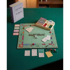 Monopoly édition vintage - Format livre - Jeu de société - MEGABLEU